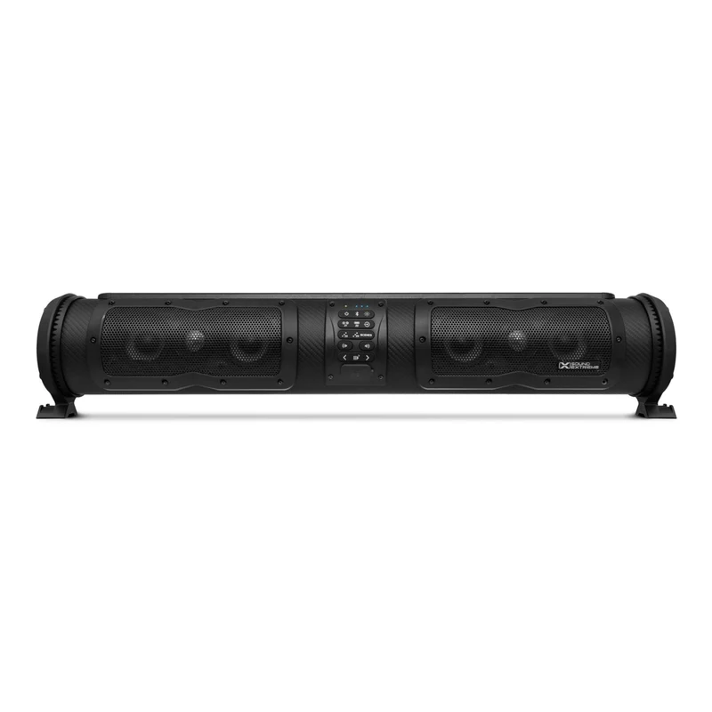 SOUNDEXTREME - Enceinte amplifiée pour sports motorisés ECOXGEAR Elite 500 W, alimentée par batterie, Bluetooth et étanche