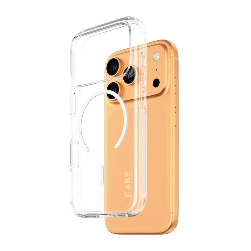 PanzerGlass CARE Clear Urban Explorer MagSafe Case for iPhone 17 Pro - White Ring