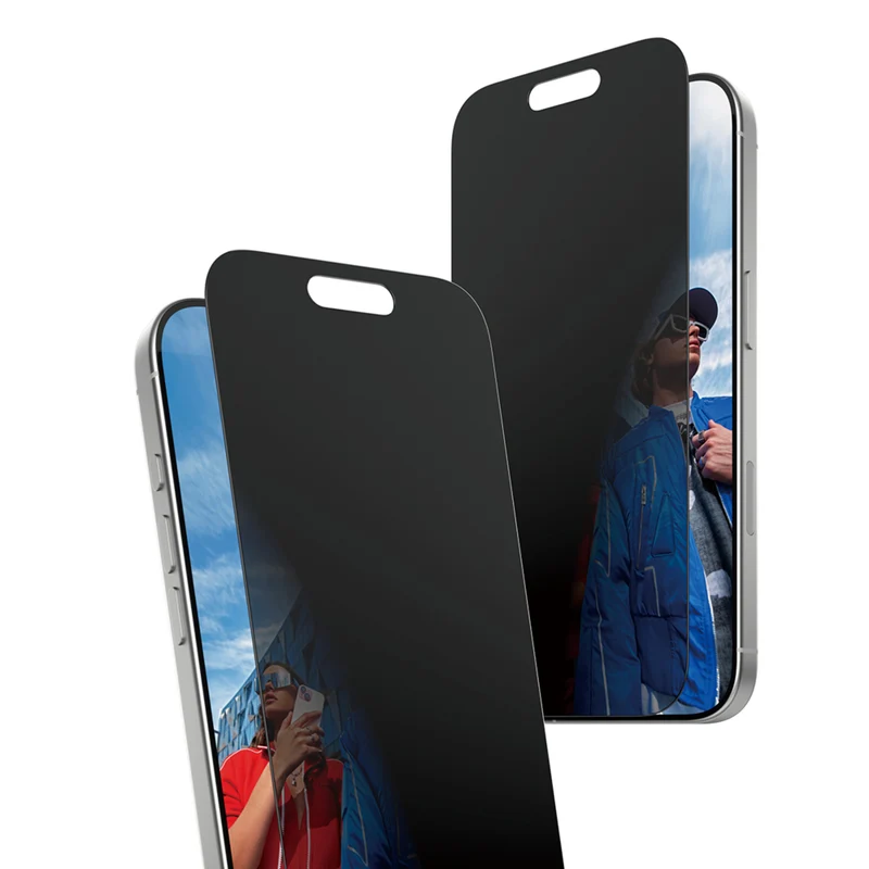 PanzerGlass - ClassicFit 2-Voies Protecteur d'écran de confidentialité iPhone 17/16 Pro avec EasyAligner