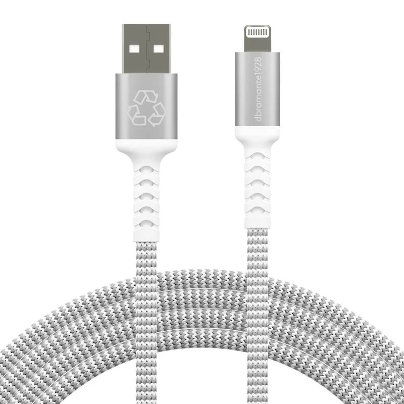 Dbramante1928 Re-Charge USB-A to Lightning Braided Cable - 8'