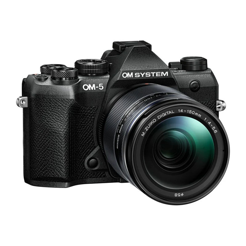 OM SYSTEM - Appareil photo sans miroir avec objectif 12-45mm f/4 OM-5 Mark II - Argent