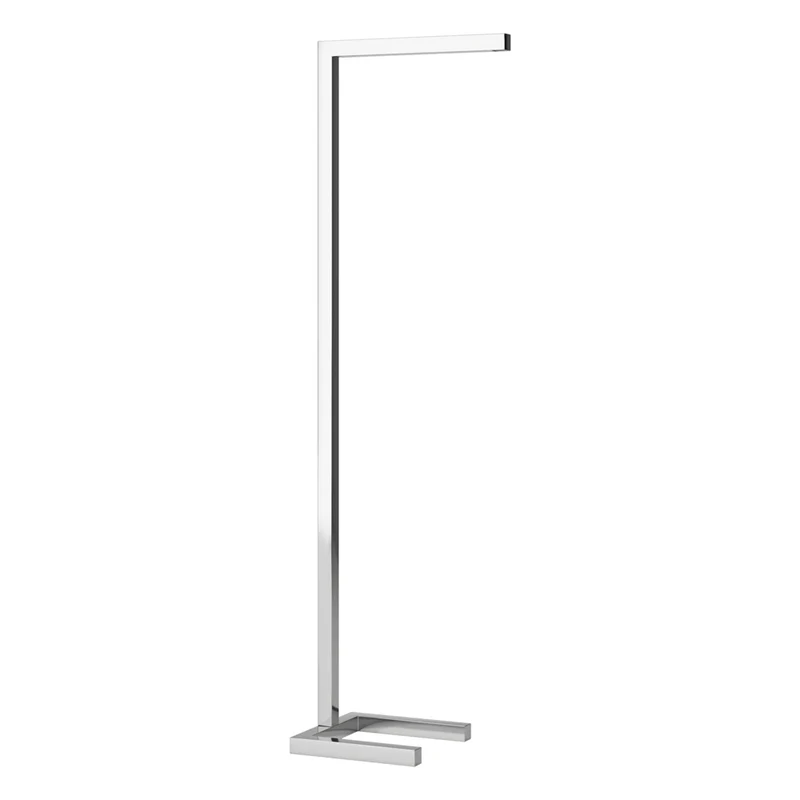 Hudson&Canal Malin 52" Tall Integrated LED Floor Lamp with Metal Shade - Polished Nickel