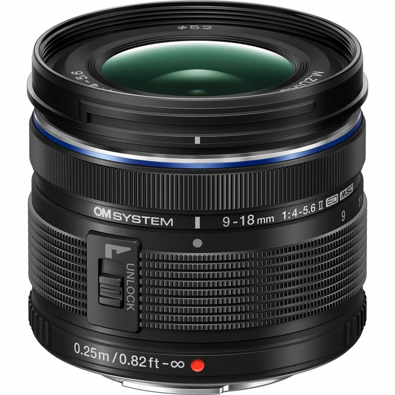 OM System M.Zuiko 9-18MM F4.0-5.6 II Lens