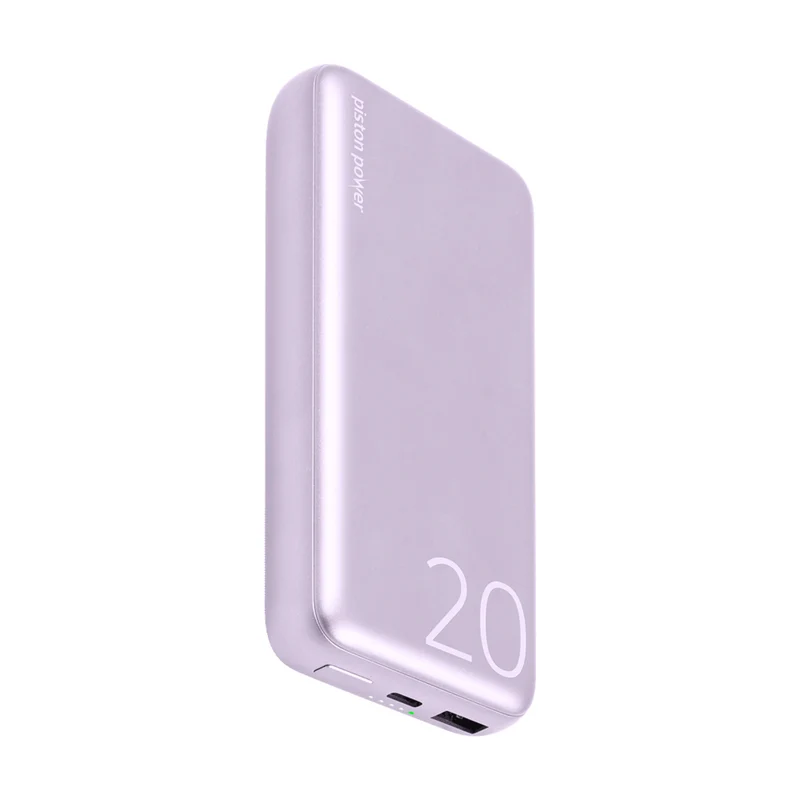 LOGiiX Piston Power 20000 mAh Aluminium Power Bank - Lavender