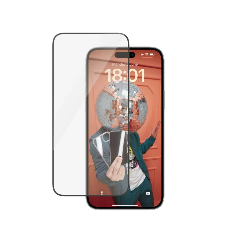 PanzerGlass Ultra-Wide Fit Screen Protector for iPhone 15 Plus - Clear