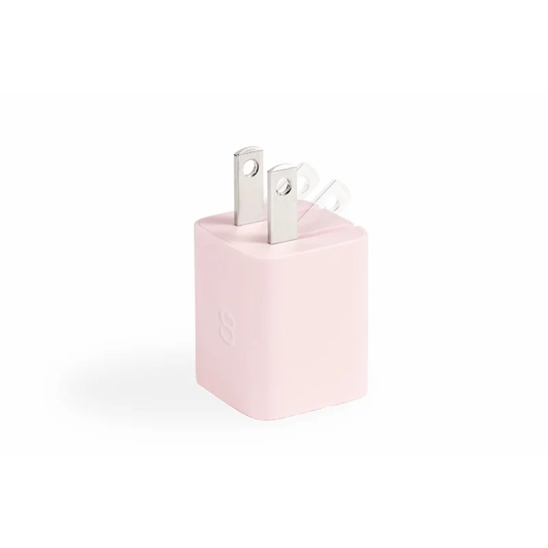 LOGiiX Vibrance Power Cube 30W USB-C Wall Charger - Blush