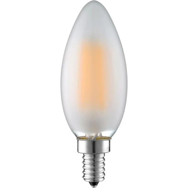 Northern Stars - DEL Ampoule LE-5B10/830/FR 3000K 120V 5.5W E12 500 to 60W - Givrée - Paquet de 2