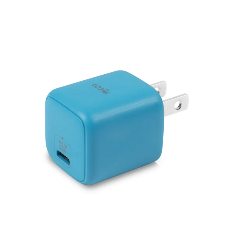LOGiiX Power Cube Mini 20W PD Wall Charger (2022) - Turquoise